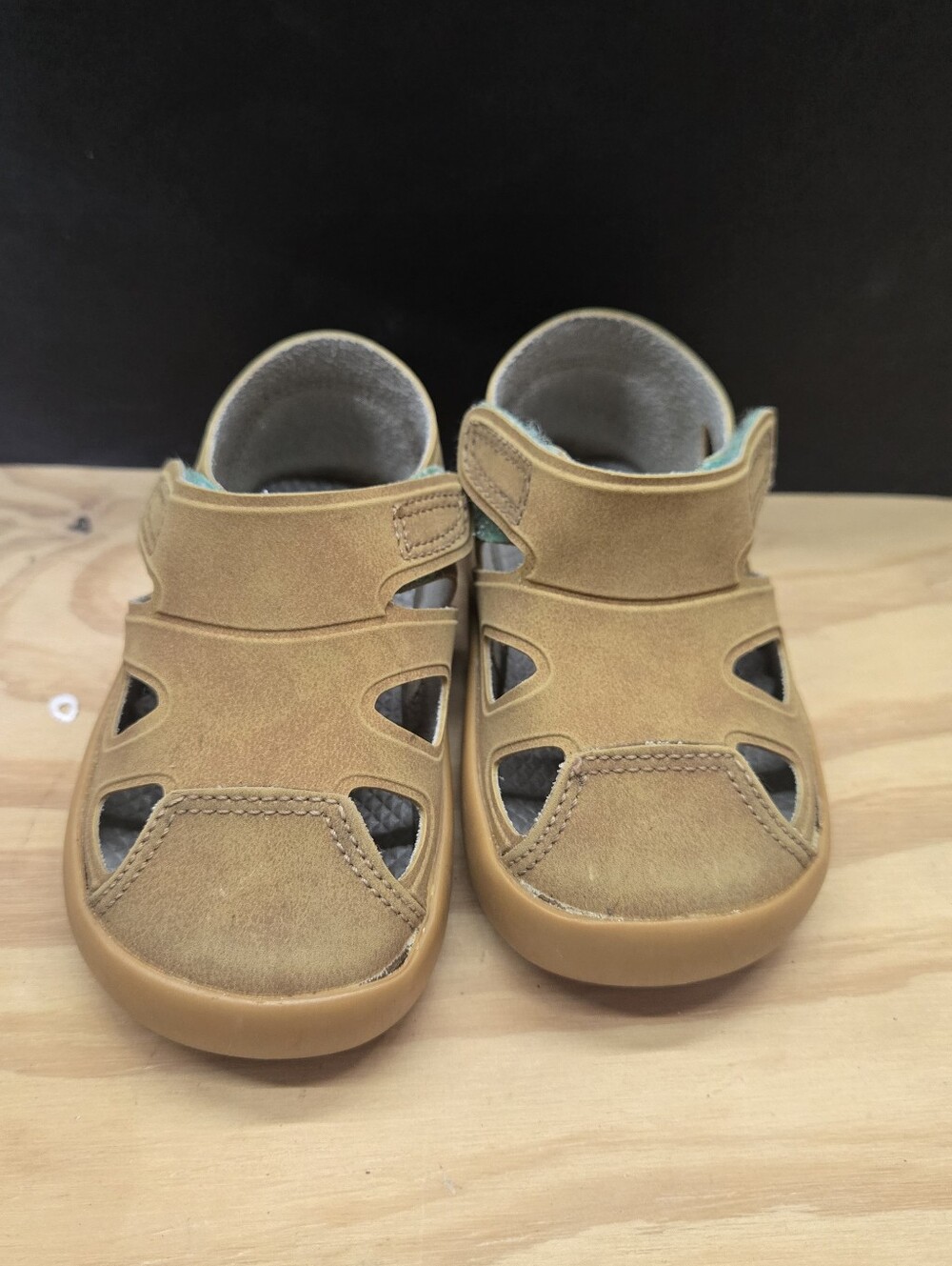 Ten Little Everyday Sandals Mocha Suade Size 4.5 (Old Sizing)